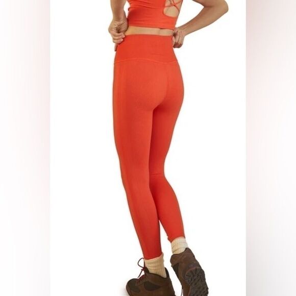 Free People Movement Free Throw High Waist Leggings, Ripe Persimmon: Size XS NWT - Picture 7 of 7